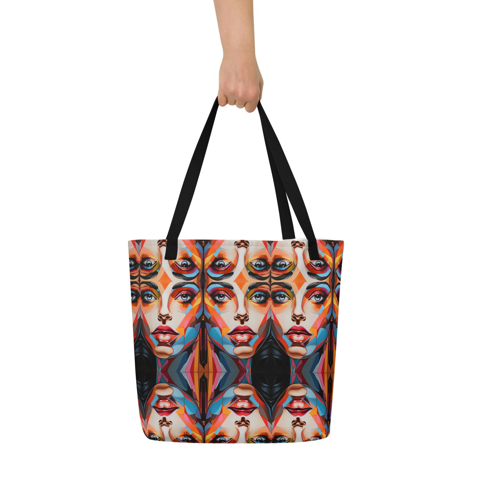 "Vivid Vision" Artistic Tote Bag - Image 2