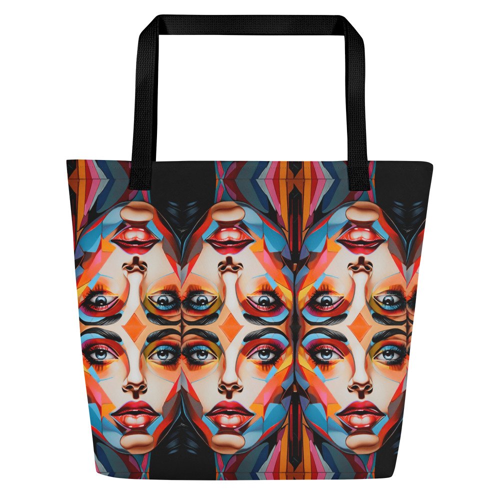 "Vivid Vision" Artistic Tote Bag - Image 3