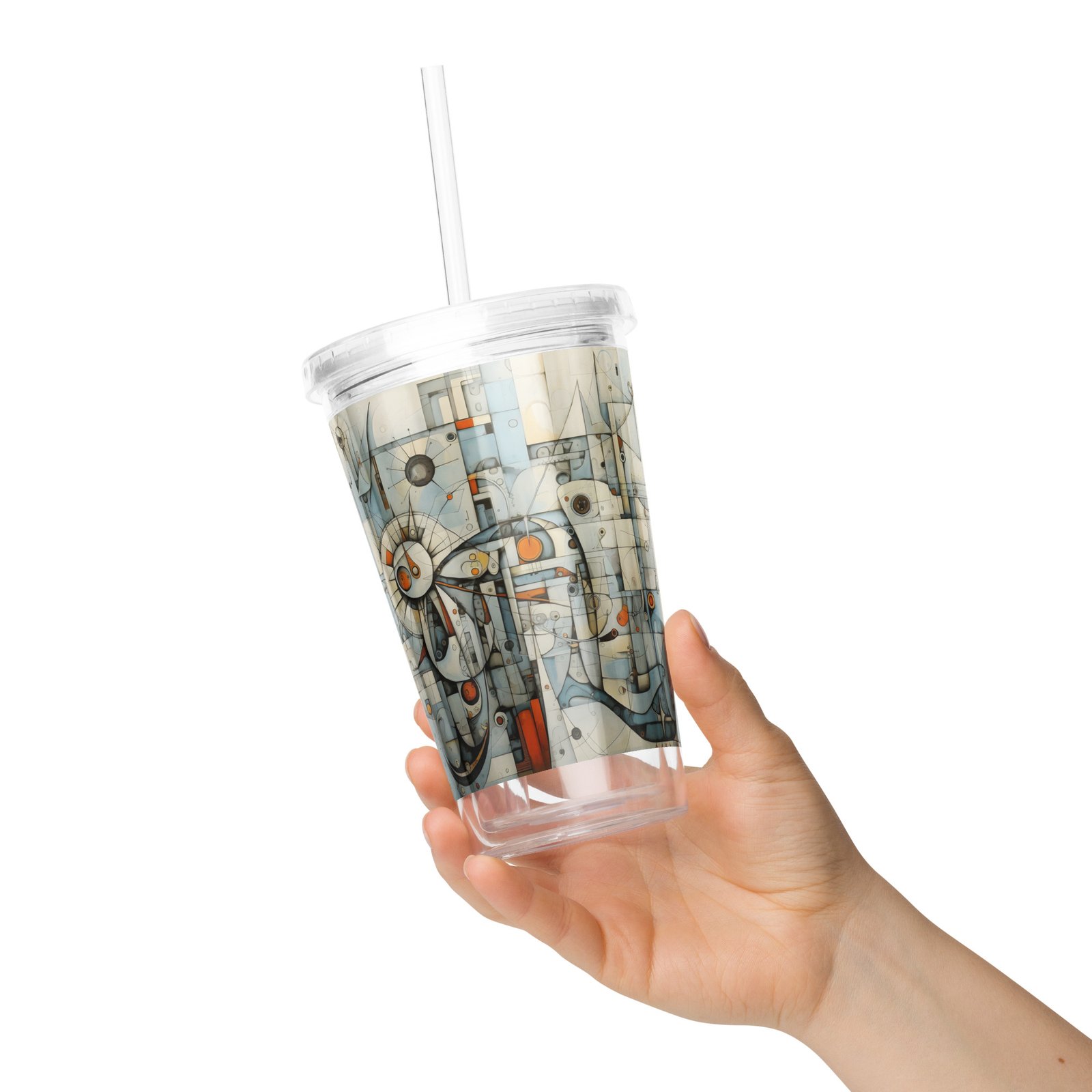 Clear plastic tumbler - Image 2