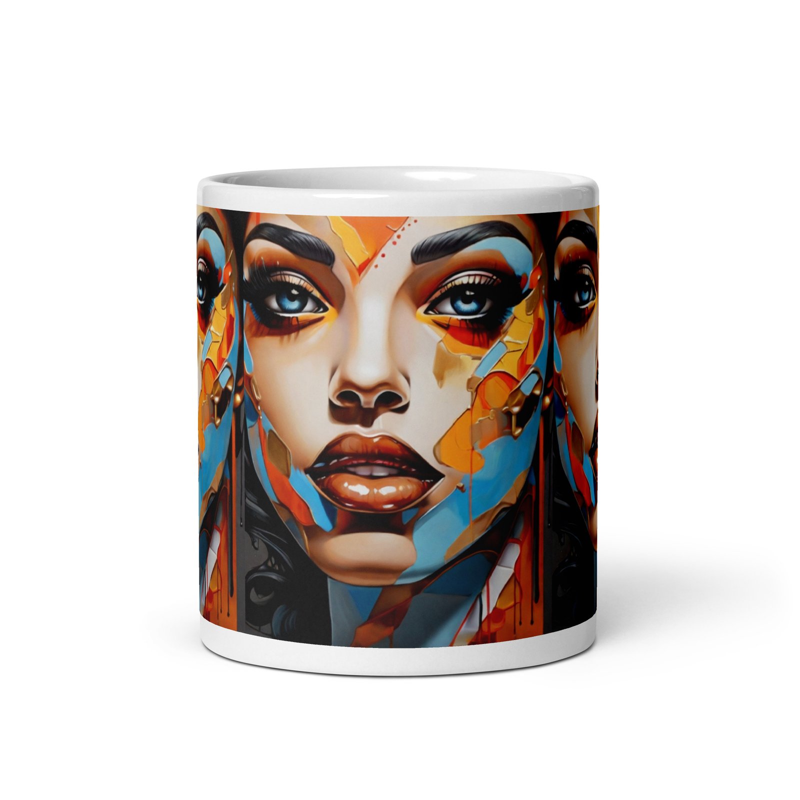 "Shattered Beauty" Ceramic Coffee Mug - Image 4
