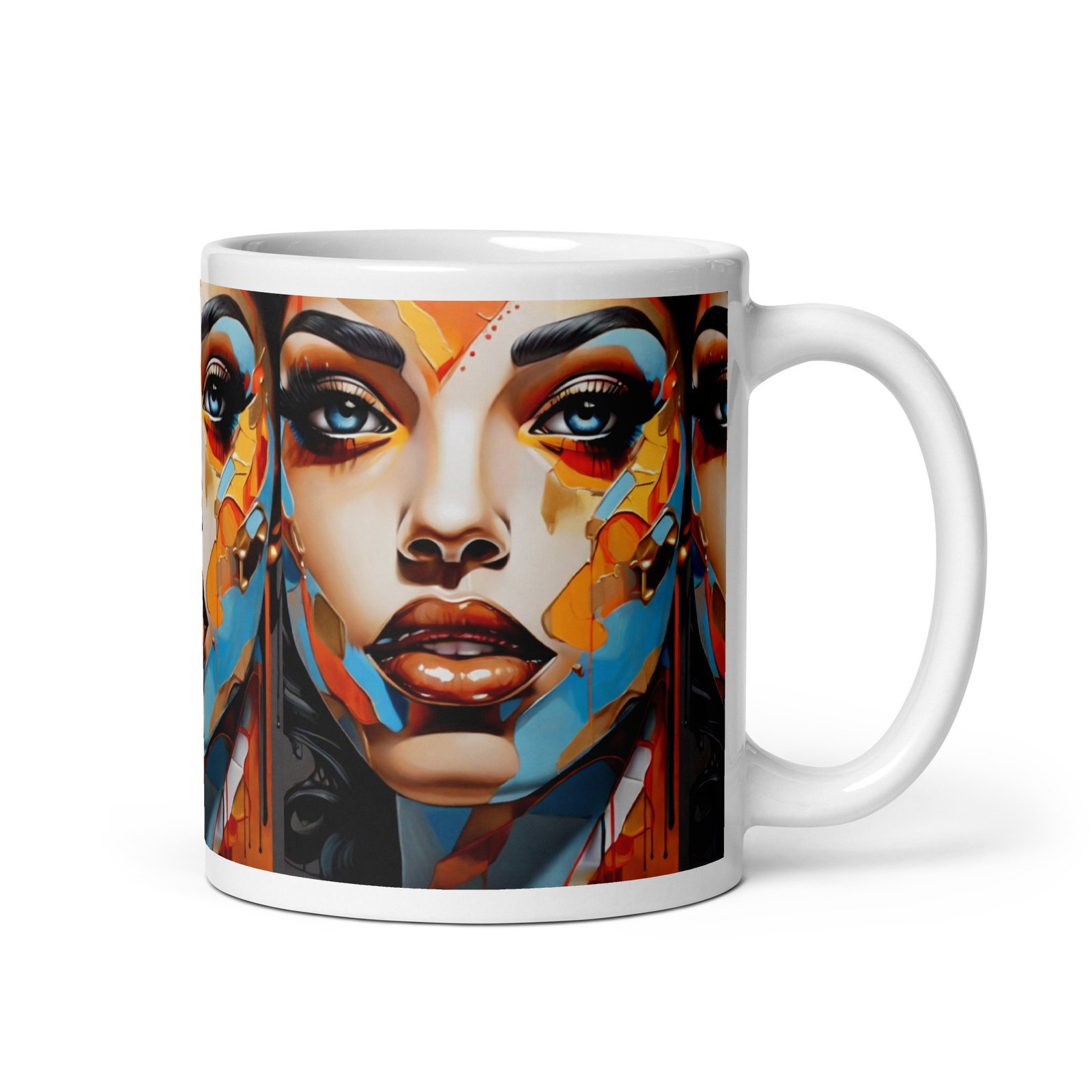 "Shattered Beauty" Ceramic Coffee Mug - Image 2