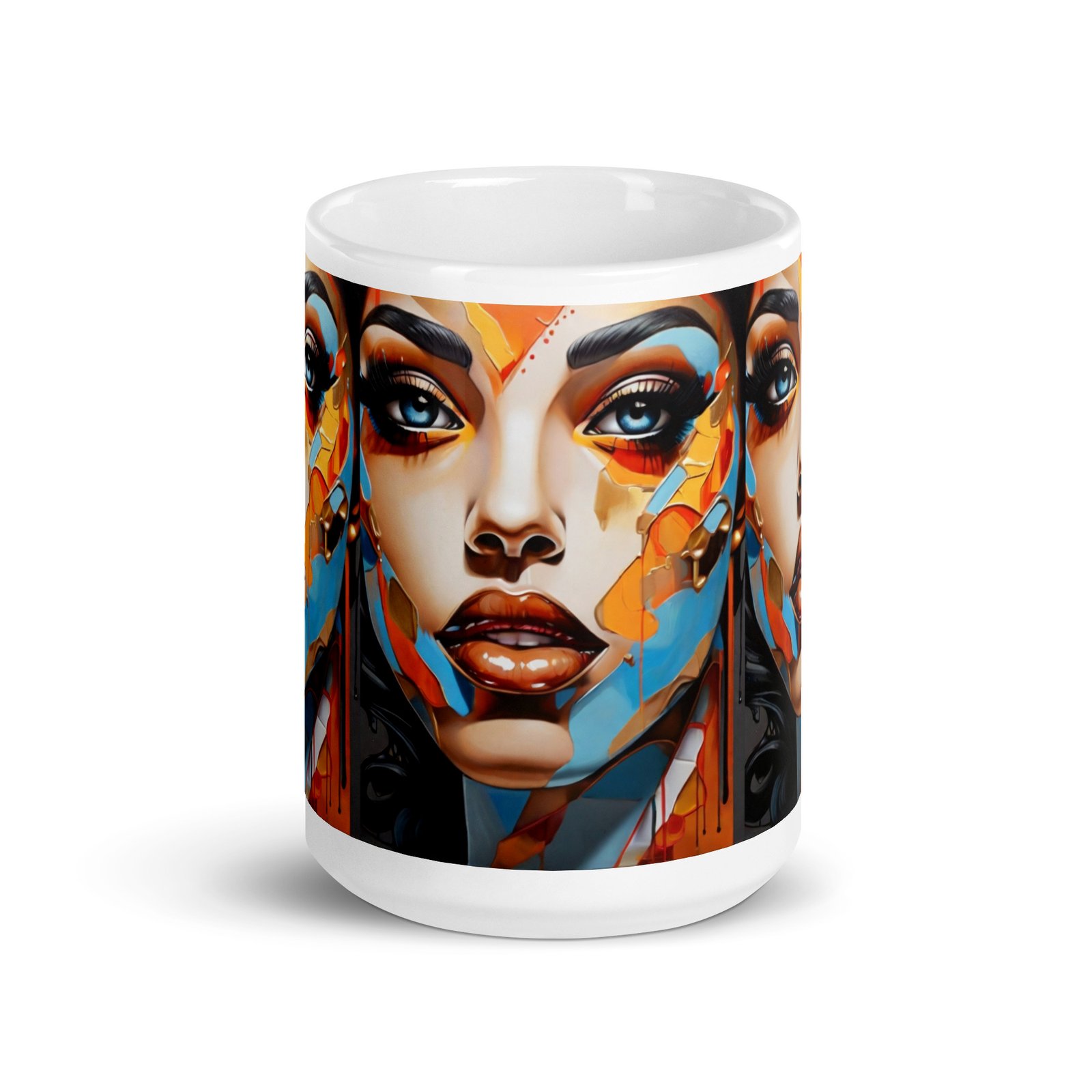 "Shattered Beauty" Ceramic Coffee Mug - Image 7