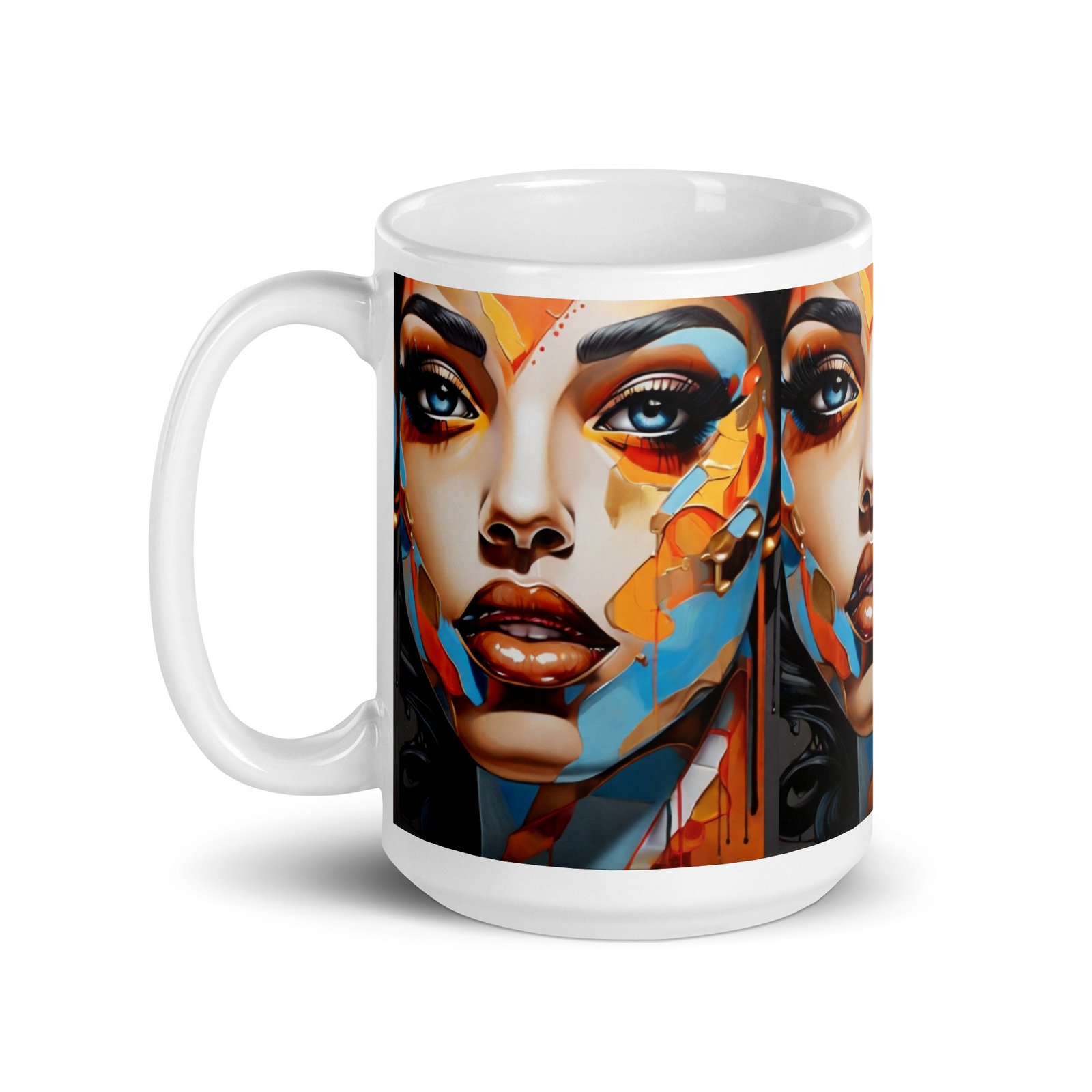 "Shattered Beauty" Ceramic Coffee Mug - Image 6