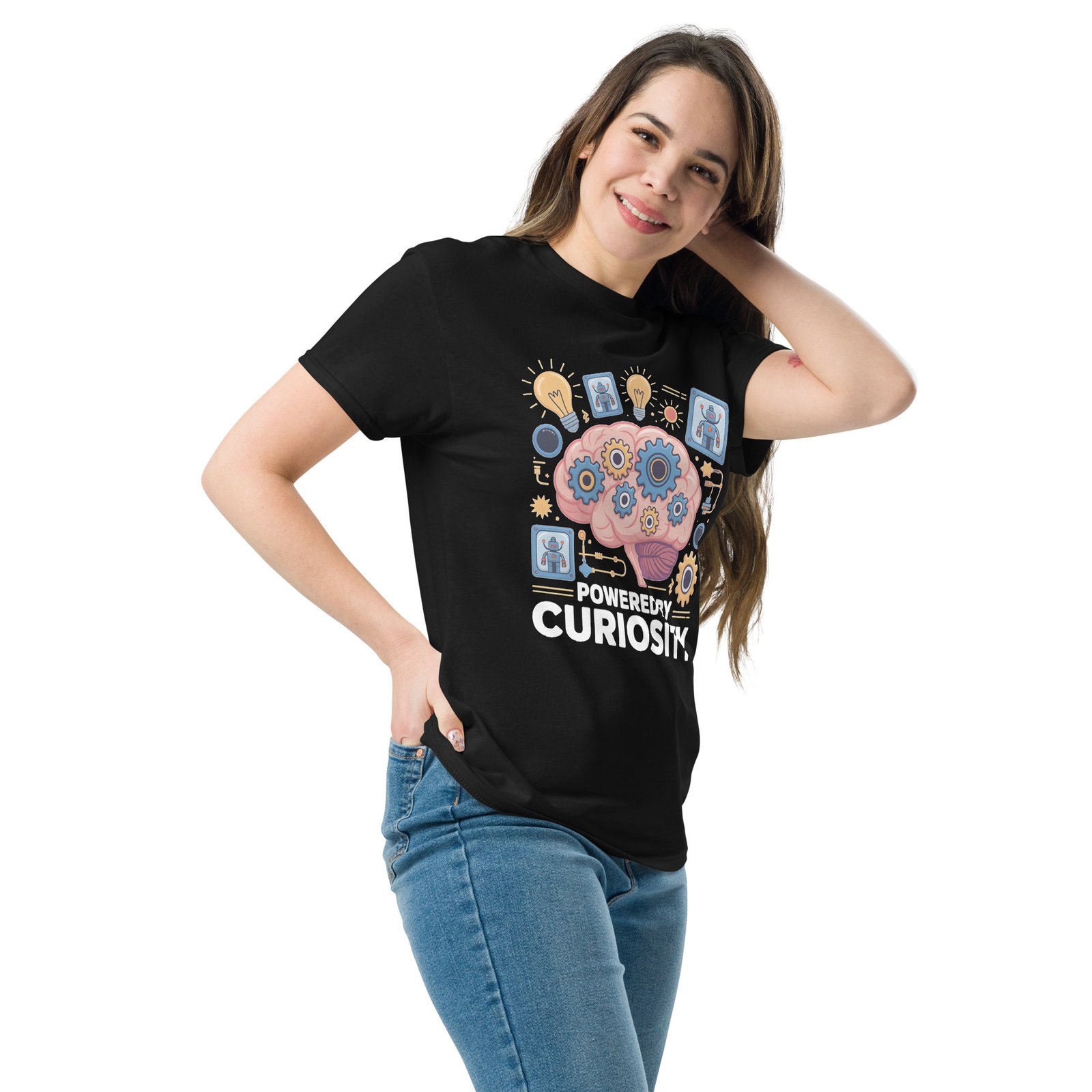 Powered-By-Curiosity_004 tee - Image 2