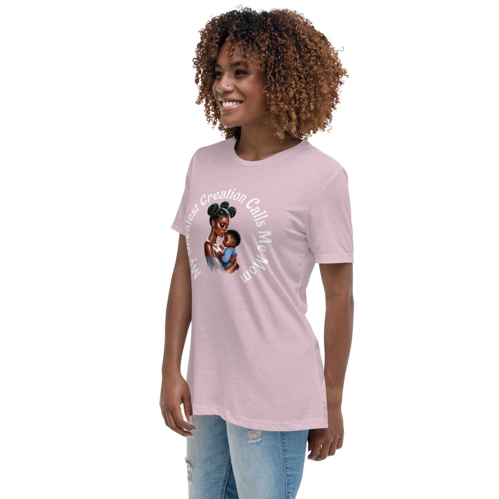 My Greatest Creation Calls Me Mom Women's Relaxed T-Shirt - Image 15