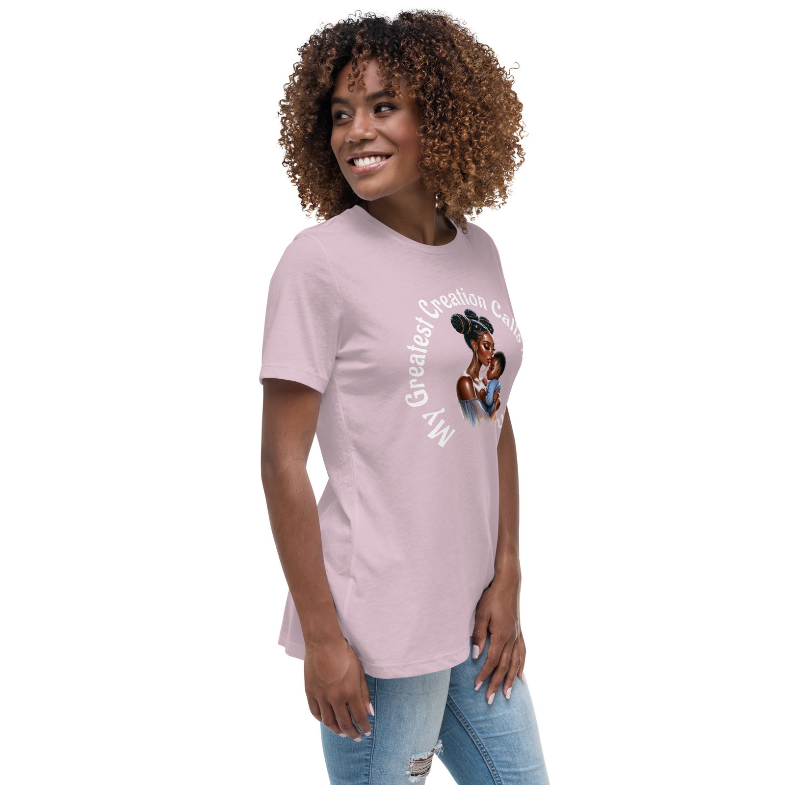 My Greatest Creation Calls Me Mom Women's Relaxed T-Shirt - Image 16