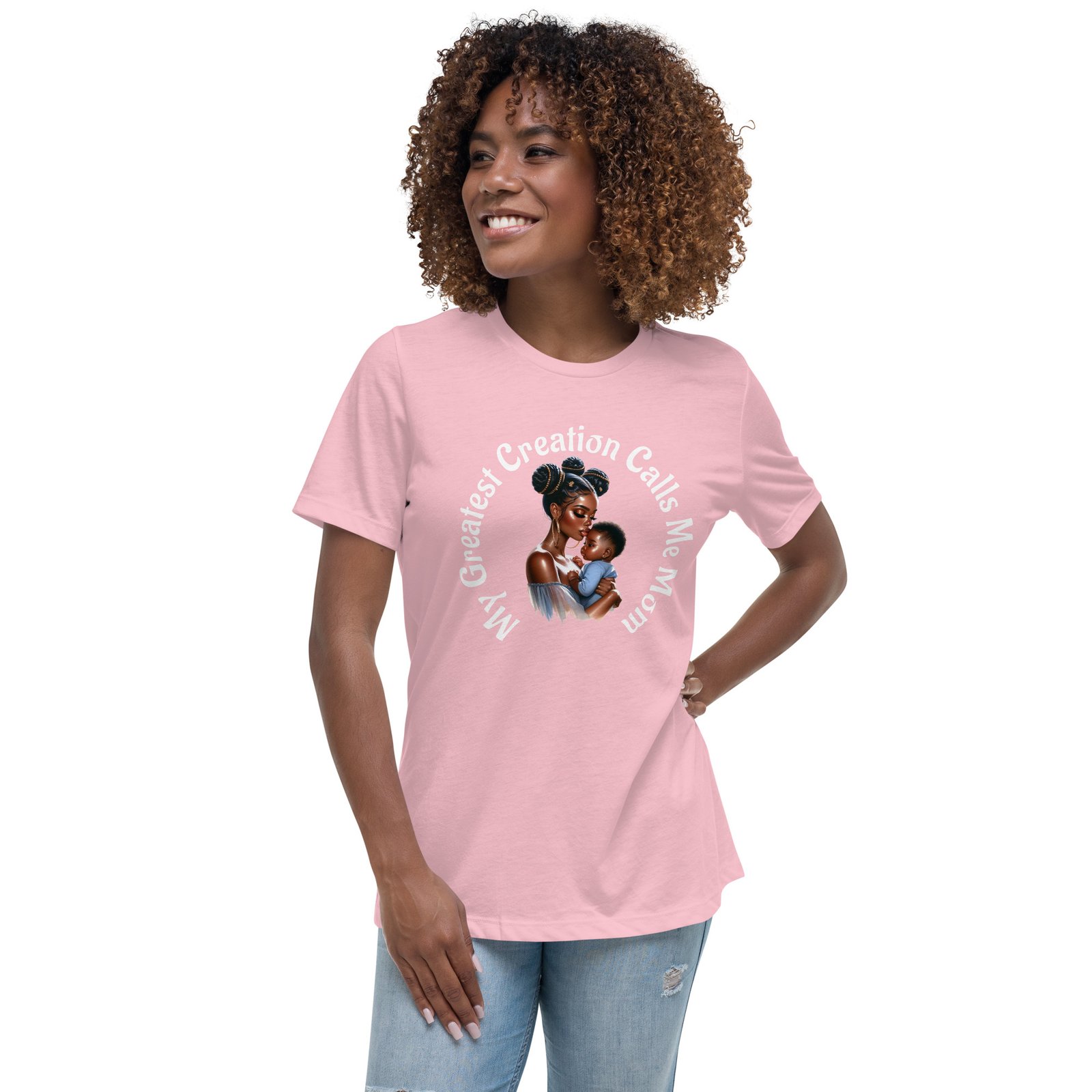 My Greatest Creation Calls Me Mom Women's Relaxed T-Shirt - Image 19