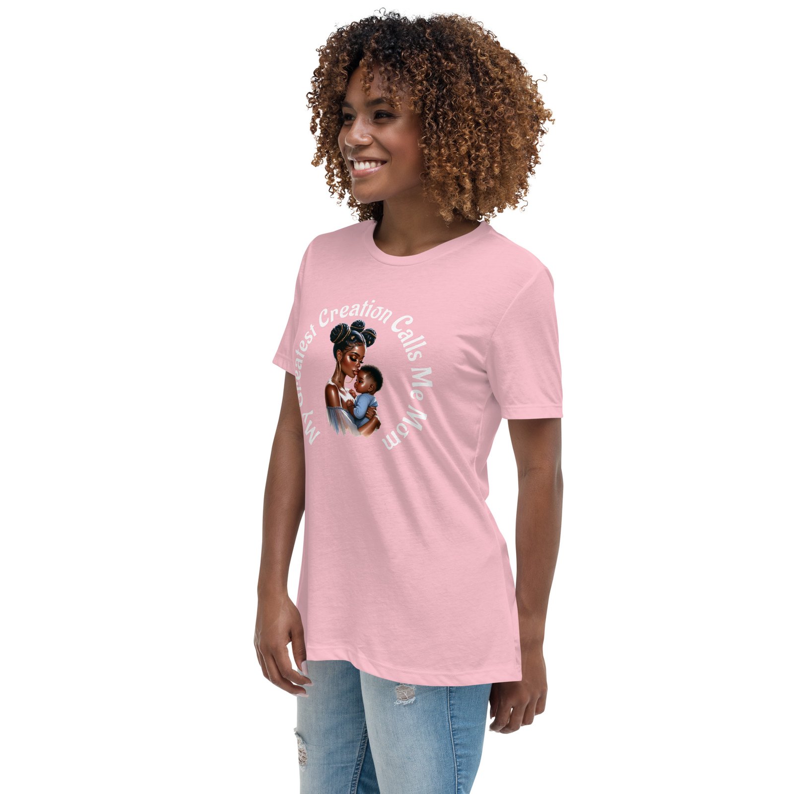 My Greatest Creation Calls Me Mom Women's Relaxed T-Shirt - Image 21