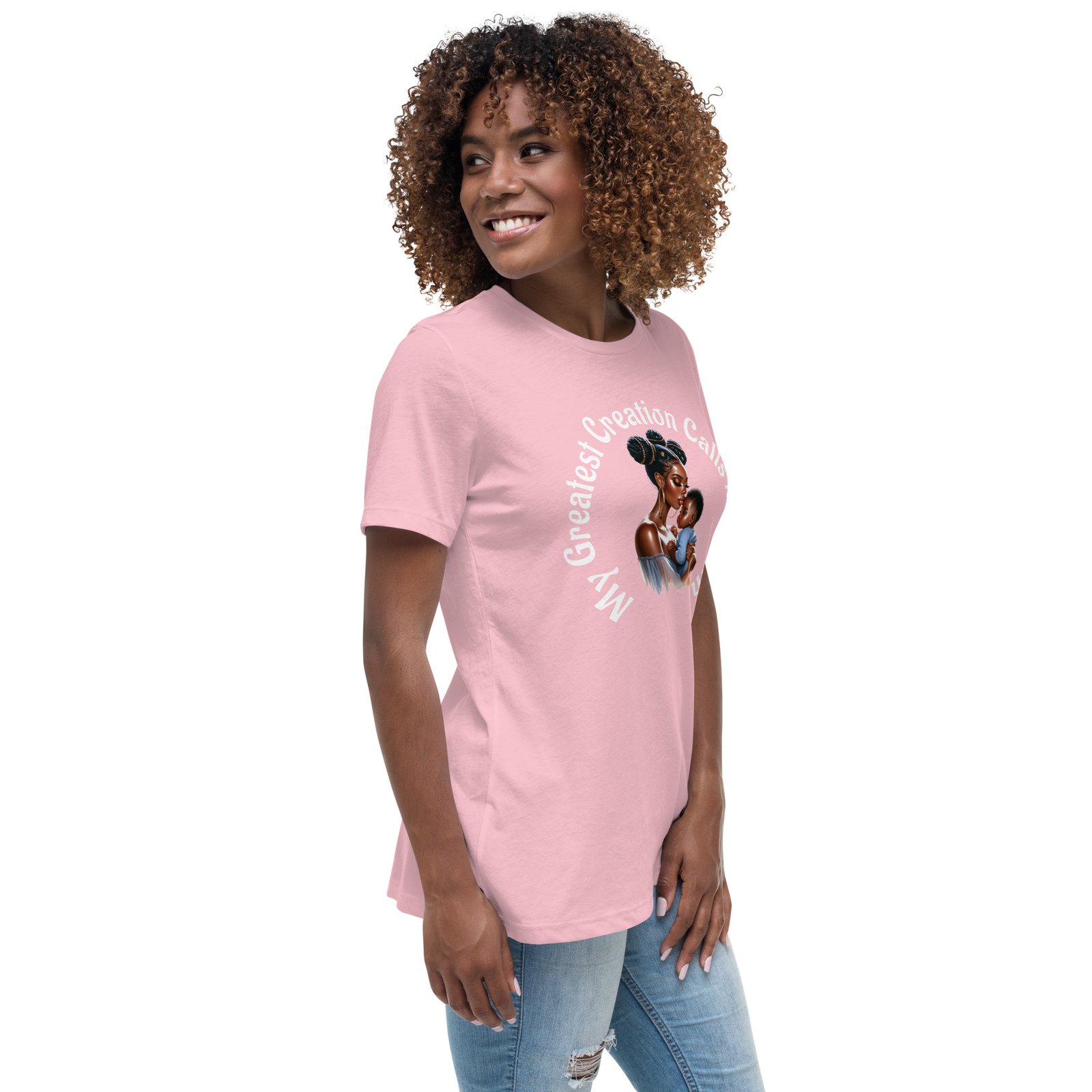 My Greatest Creation Calls Me Mom Women's Relaxed T-Shirt - Image 23